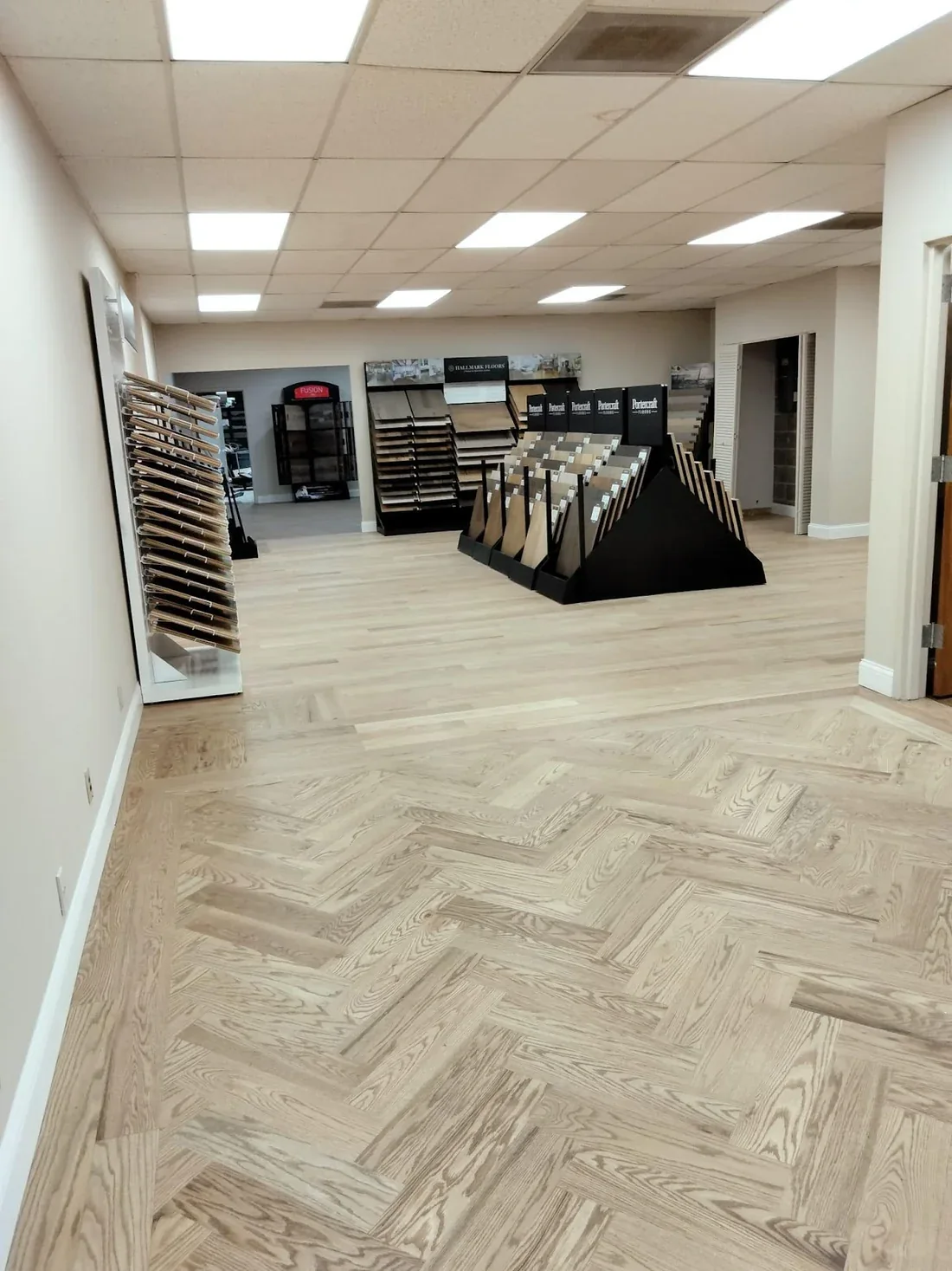 Friendly flooring experts in our showroom